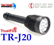 Đèn Pin Độ Sáng Lớn Nhất Trustfire J20 12 bóng Led T6 13000 Lm